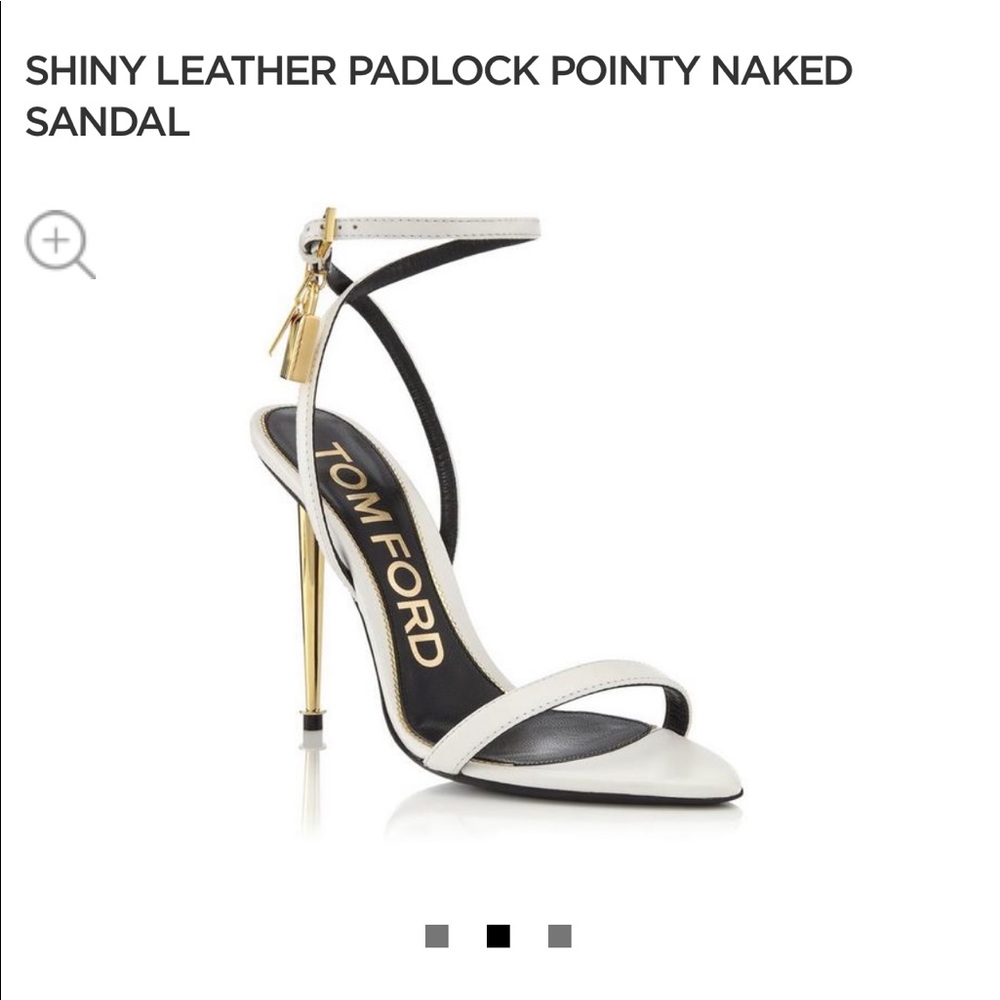 Tomford padlock heels. Authentic and New